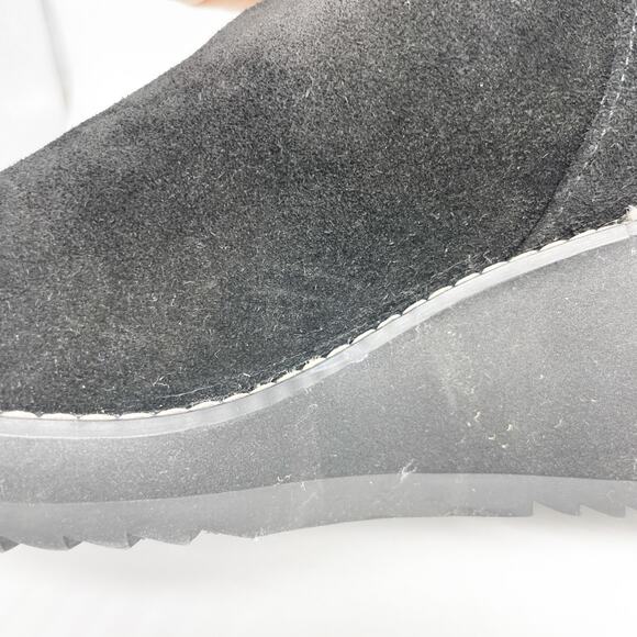 Sofft Women's Emeline Waterproof Suede Wedge Side Zip Bootie Black Size 7 M - Picture 13 of 13